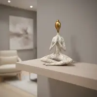 Figura Yoga Decorativa Estatuila Posiciones D Oriente 20 Cm Posicion 2