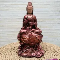 Estatuilla Kwan Yin Traida Indonesia 30 Cm Apto Exterior Zen Óxido