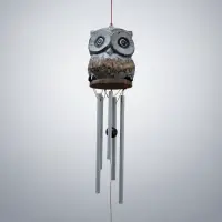 Llamador De Ángel Búho Madera Importado Indonesia