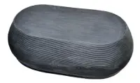 Mesa Importada De Resina Símil Ratán Apto Exterior 120 Cm  Marrón Claro