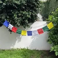Bandera Banderin 7 Chakras Importado Artesanal India 7 Chakras