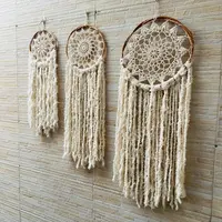 Set X 3 Atrapasueños Importado Indonesia Diseño Crochet