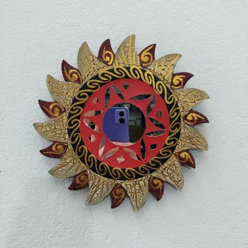 Espejos Decorativos Importados Indonesia 20 Cm Venecitas