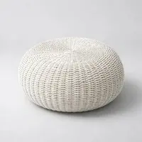 Promo X 2 Puf Nordico 60 Cm Pintado Juego 2 Bancos Mesa Deco