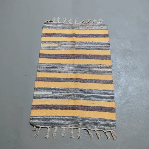 Alfombra 60x90 Cm Hindu Felpudo Recibidor Costado O Pie Cama