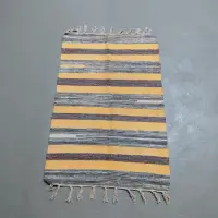 Alfombra 60x90 Cm Hindu Felpudo Recibidor Costado O Pie Cama