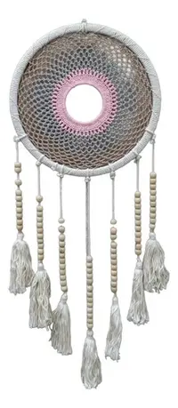 Atrapasueños Importado Indonesia Diseño Crochet Decorativo Combinado