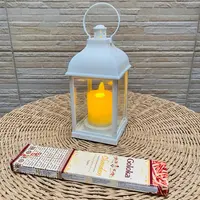 Fanales Con Vela Led Con Movimiento 23 Cm Importados A Pila