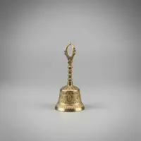 Campana Tibetana Pushkar Tienda Modelo Importada Bronce