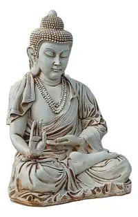 Buda Mega Gigante En Resina Apto Exterior  Figura Zen Jardín