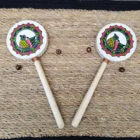 Tambor Caburete De Mano Instrumento Original Indonesia