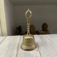 Campana Tibetana Pushkar Tienda Modelo Importada Bronce