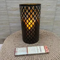 Fanal 30 Cm Importado Oriente Porta Velas D India Artesanal