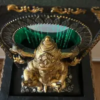 Fuente Agua 40cm Ganesh Sonido Zen Luz Led Relajación Import Dorado