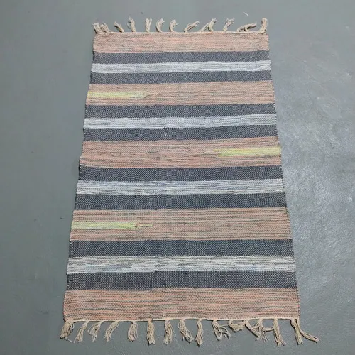 Alfombra 60x90 Cm Hindu Felpudo Recibidor Costado O Pie Cama