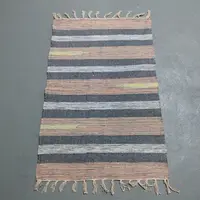 Alfombra 60x90 Cm Hindu Felpudo Recibidor Costado O Pie Cama