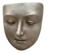 Rostro Buda 1 Metro Mascara Importada Resina Apta Exterior