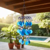 Movil Decorativo Carrillon Calecita Nacar Indonesia Llamador
