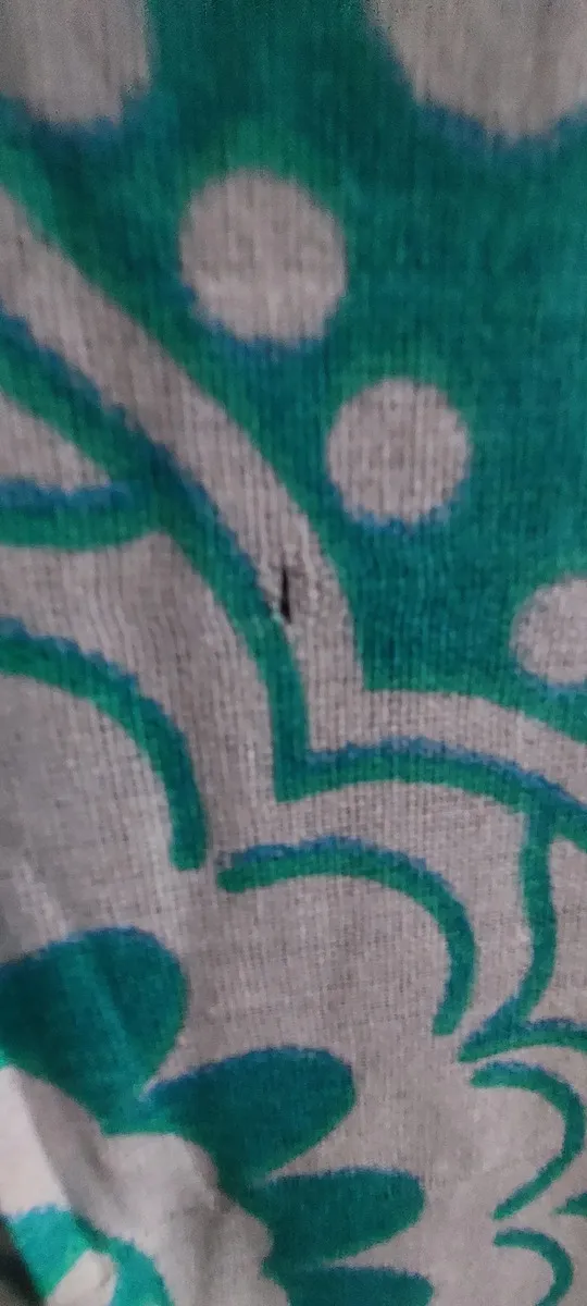 Foto de un comprador: Cubre Camas Hindu - 100% Algodón De India - Colchas - Mantas Verde Y Blanco