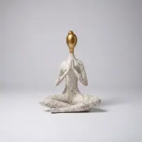 Figura Yoga Decorativa Estatuila Posiciones D Oriente 20 Cm Posicion 2