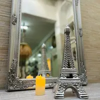 Torre Eiffel 40x16 Cm Importada Ceramica Columna Decorativa