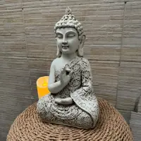 Buda Rezando Manto Apto Exterior Estatua Hindu Ideal Jardin