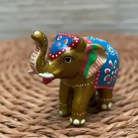 Set De 3 Elefantes De Resina Importados De India Abundancia