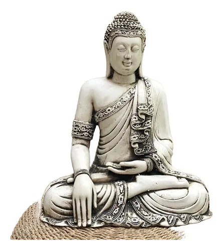 Estatuilla Buda Thai Resina 52 Cm Apto Exterior Ideal Jardin