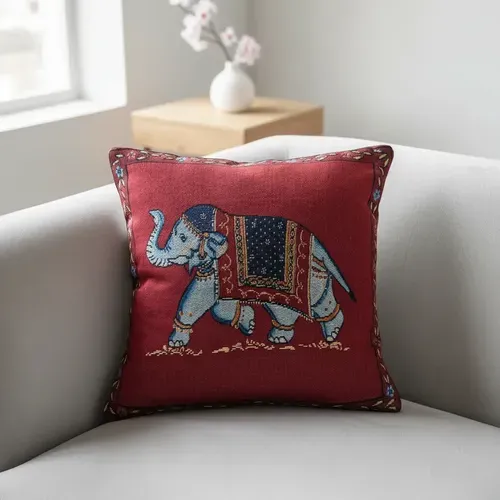 Fundas De Almohadon De 40 X 40cm  Patchwork De India Modelo 2