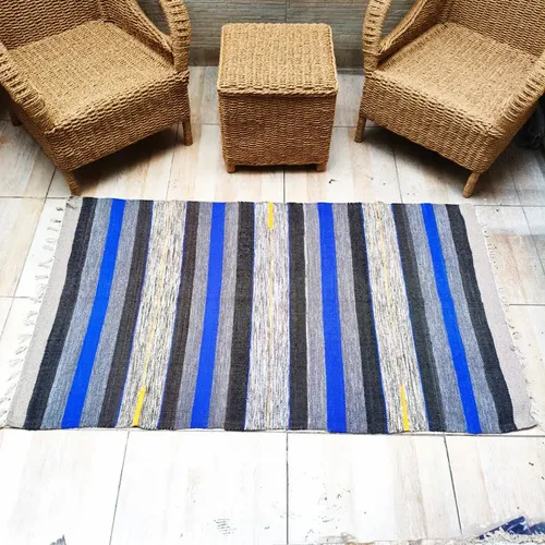 Alfombra Artesanal Premium 90 X 150 Cm Importada De India