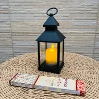 Fanales Con Vela Led Con Movimiento 23 Cm Importados A Pila