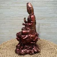 Estatuilla Kwan Yin Traida Indonesia 30 Cm Apto Exterior Zen Óxido