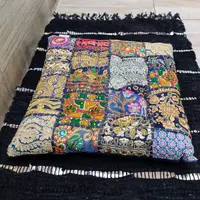 Zafu Almohadon Relleno 40 Cm Importado De India Yoga Reiki