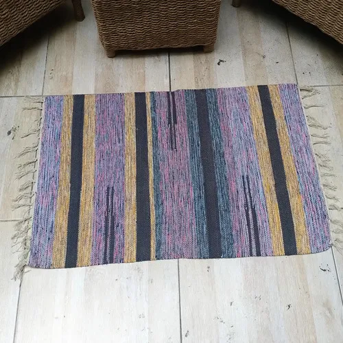 Alfombra 60x90 Cm Hindu Felpudo Recibidor Costado O Pie Cama