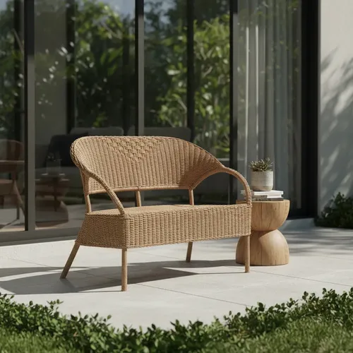 Sillon Artesanal Kraft 2 Cuerpos Fibra Naturale Apto Galeria