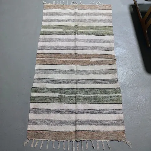 Alfombra Artesanal Premium 90 X 150 Cm Importada De India