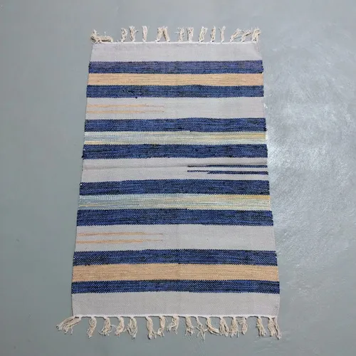 Alfombra 60x90 Cm Hindu Felpudo Recibidor Costado O Pie Cama