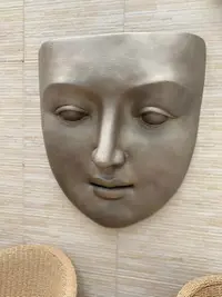 Rostro Buda 1 Metro Mascara Importada Resina Apta Exterior