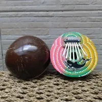 Kalimba Instrumento Viento Coco Artesnal Importado Indonesia Mix