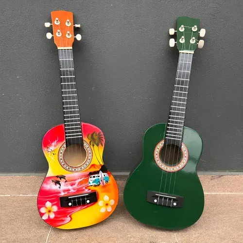 Ukelele Artesanal Importado Indonesia Madera Pushkar Tienda