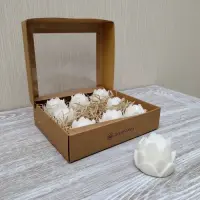 Pack X 9 Velon Cera Vegetal Importado 5 Cm Ideal Regalo  Blanco Velon Loto 100 Fl Oz