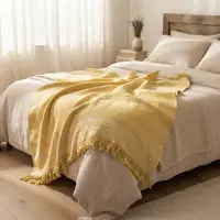 Manta Rustica Artesanal 230x240cm Hilado Fino Estilo Country