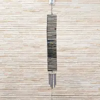Llamador De Angel Importado Indonesia Con Vidrio Remolino
