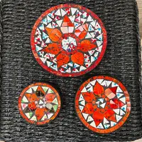 Set 3 Centros De Mesa En Venecitas Importados Platos Hondos