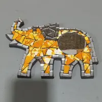 Espejos Decorativos Importados Animales Indonesia Venecitas Naranja