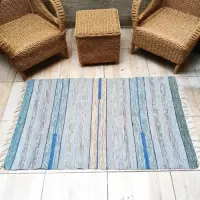 Alfombra Artesanal Premium 90 X 150 Cm Importada De India
