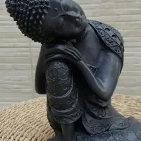 Estatuillas De India Buda 23 Cm Alto Resina Importado Deidad