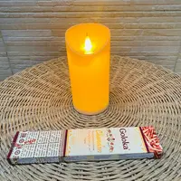 Velas Led Con Movimiento A Pila Importadas 15 Cm Fanal Farol