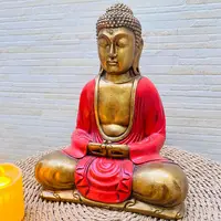 Buda Meditando 30 Cm Estatua Original Importada Oriente 