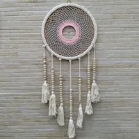 Atrapasueños Importado Indonesia Diseño Crochet Decorativo Combinado